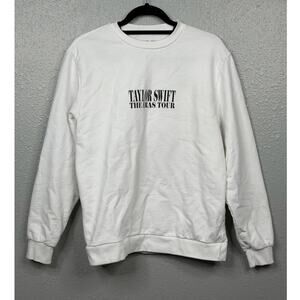 Taylor Swift The Eras Tour White Crewneck Sweater / Size-Small